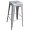 Amerihome Loft Silver 30" Metal Bar Stool, PK3 BS0303PK - alternate 2